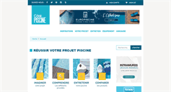 Desktop Screenshot of cote-piscine-mag.com